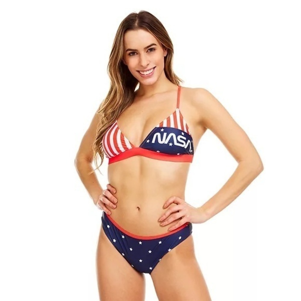Undercurrent NASA Americana Racerback Bikini Sz L